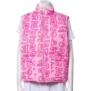 Marc Jacobs Pink Heaven by Marc Jacobs Print Puffer Vest